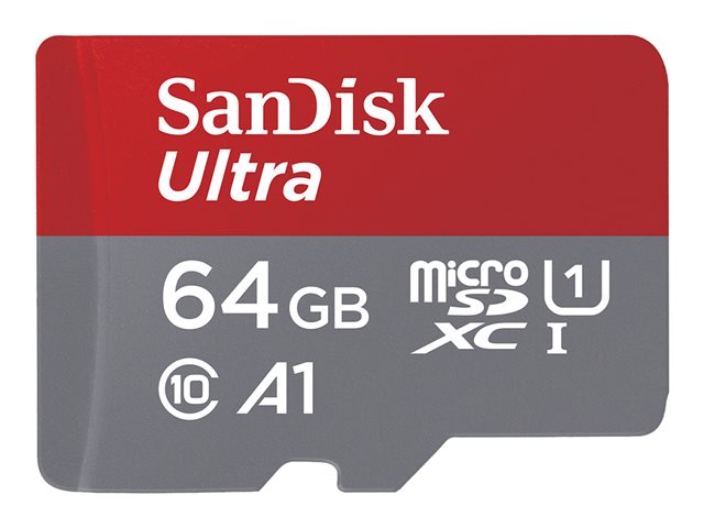 SANDISK Ultra microSDXC card 64GB SDSQUAB-064G-GN6FA