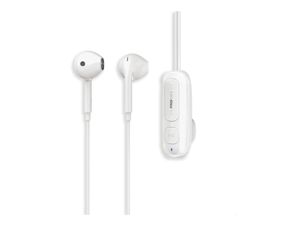 Promate Latch earphones with Package view Right-angle 77600
