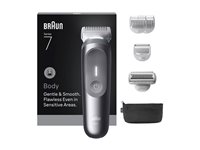 Braun Series 7 BG7550, Våd og tør, Batteri, Grå