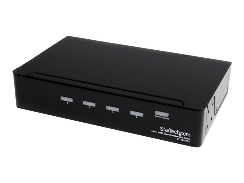 StarTech.com - ST122HD202 - Répartiteur HDMI 1 entrée 4 sorties - Splitter  HDMI 2.0 a 2 ports 4K 60 Hz - HDR - Startech.Com