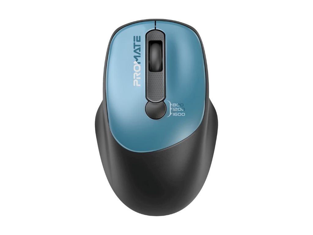 Promate EZgrip UniGlide mouse 2.4 GHz Package view Left-angle 77800