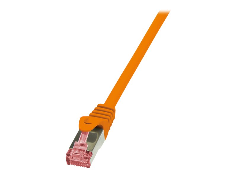 LogiLink PrimeLine CAT 6 SFTP, PiMF 25cm Patchkabel Orange