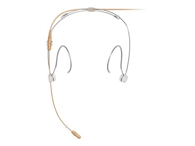 Shure DuraPlex DH5 Headset ear-bud over-the-ear mount wired tan
