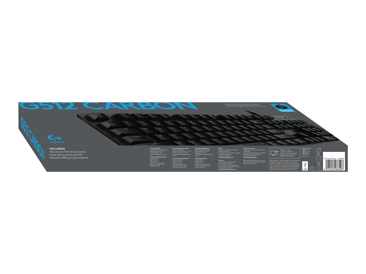 LOGITECH Logitech G512 Gaming KBD w/GX Brown PT – foto 2