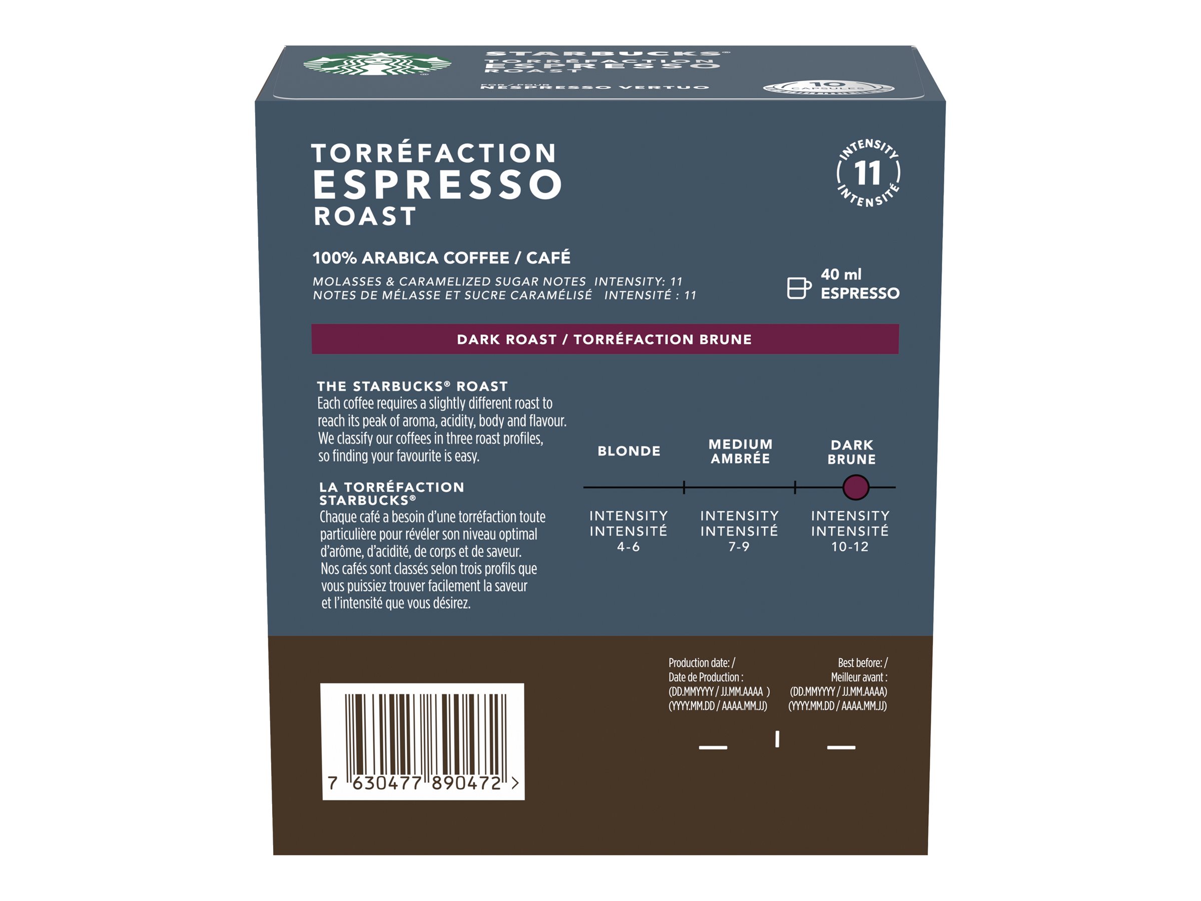 Starbucks Vertuo Coffee Capsules - Espresso Roast - 10's