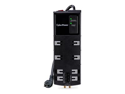 CYBERPOWER HT812TC SURGE 8 OUTLETS 4350J 12FT CORD
