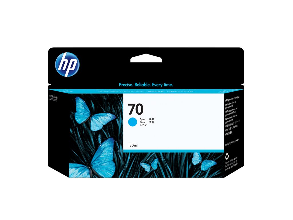 HP NO70 ENCRE VIVERA CYAN 130 M