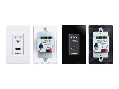 WP-20CT/US-D(W/B).4K60 4:2:0 HDMI USBC WALLPLATE AUTO SWITCHER/TRANSMITTER OVER
