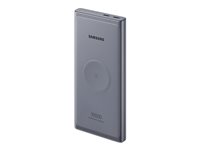 Samsung Wireless Battery Pack EB-U3300 Trådløs opladningspude/power bank 10000mAh Grå
