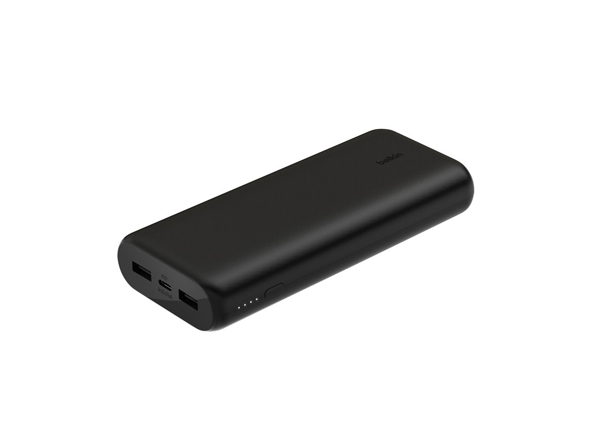 Belkin power bank USB-C 2 x USB 20 Product shot Front 79800