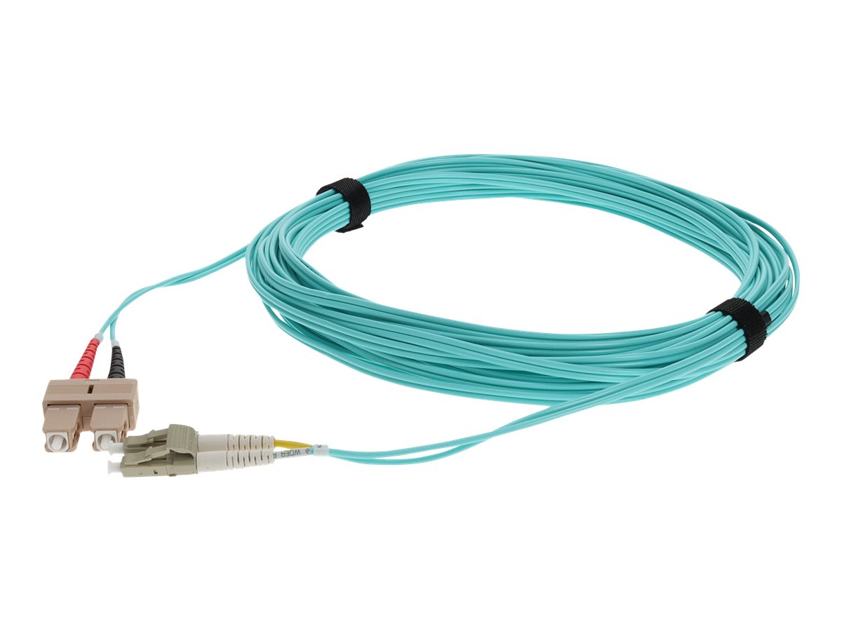 AddOn 7m LC to SC OM3 Aqua Patch Cable