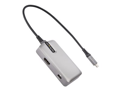 Shop  StarTech.com USB-C multiport adapter (10Gbps USB 3.1/3.2 Gen 2) with  4K 30Hz HDMI/2x USB-A (1 fast charge)/1x USB-C (Data or 100W Power  Delivery)/Gigabit Ethernet - USB-C mini dock w/ 10