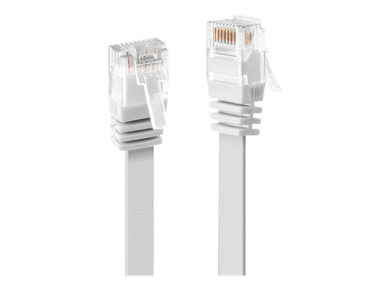C ble réseau Plat Blanc Cat.6 U/UTP, 2m