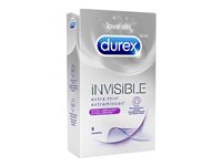 Durex Invisible Extra Thin Condoms - Extra Smooth - 8s