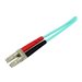 StarTech.com 5m Fiber Optic Cable - 10 Gb Aqua - Multimode Duplex 50/125 -  LSZH - LC/SC - OM3 - LC to SC Fiber Patch Cable