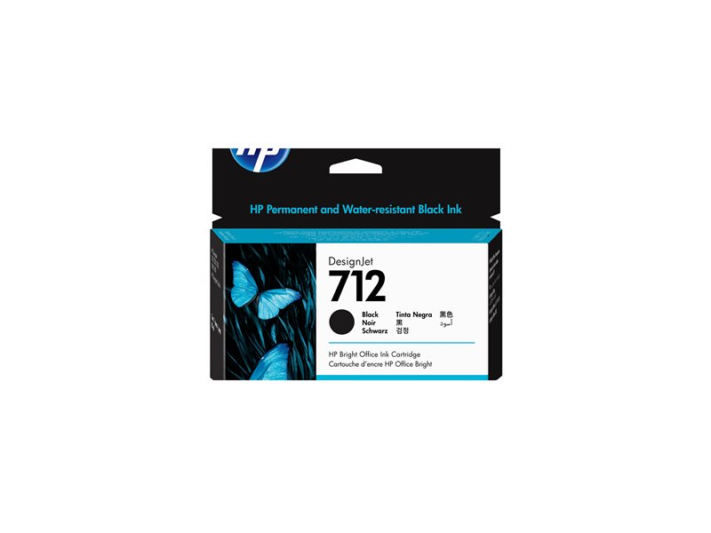 HP 712 80-ml Black Designjet Ink