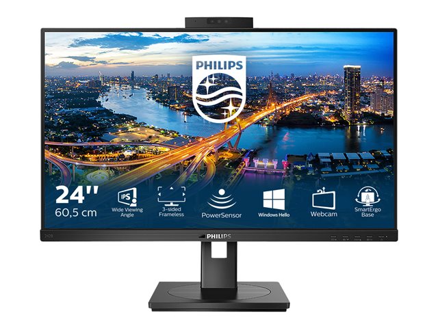 Monitor Philips 23,8'' 242B1H/00 VGA DVI-D HDMI DP USB-B 4xUSB 3.1 głośniki