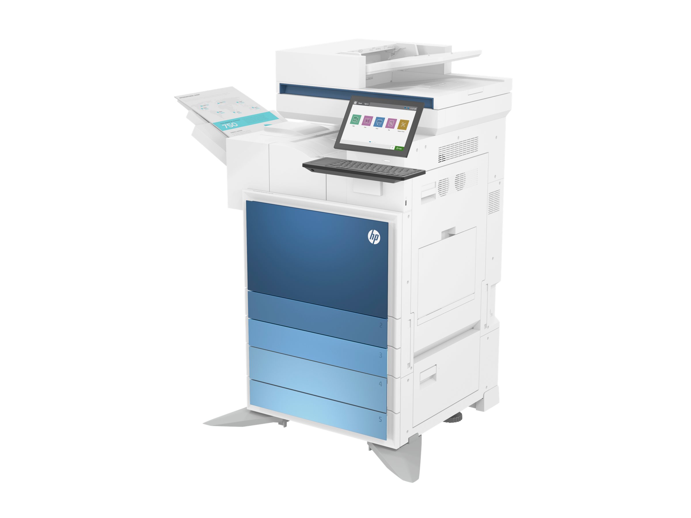 HP Color LaserJet Managed Flow MFP E786z | Overview, Specs
