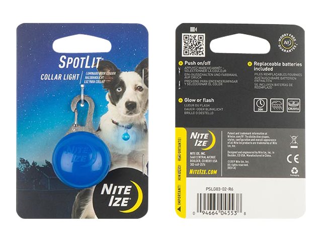 Nite Ize SpotLit Collar Light - Blue