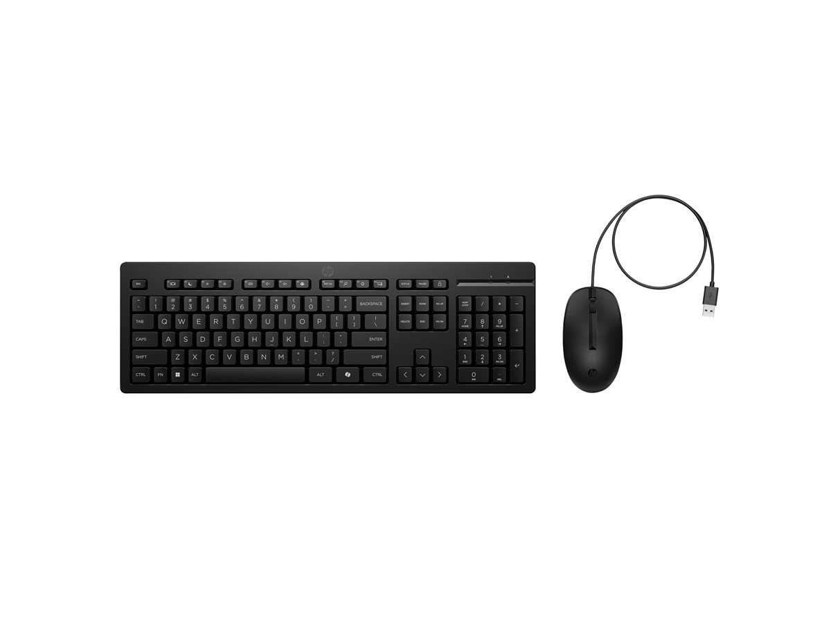 HP Drátová klávesnice a myš – foto 6