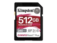 Kingston Canvas React Plus SDXC UHS-II Memory Card 512GB 280MB/s