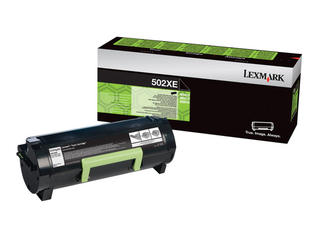 Image of Lexmark 502X - Extra High Yield - black - original - toner cartridge - Lexmark Corporate