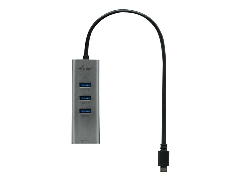 I-TEC USB-C Metal HUB 3 Port Giga Lan