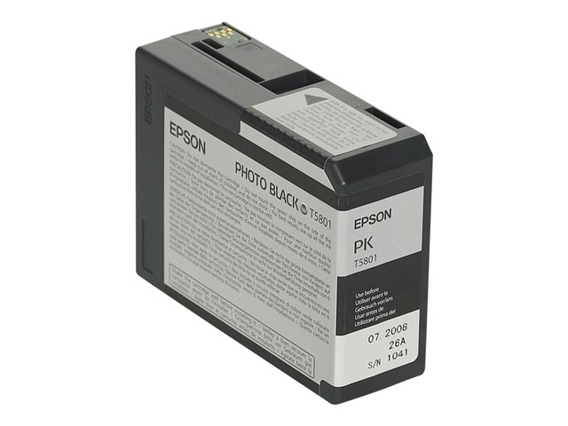 Epson T5801 - photo black - original - ink cartridge