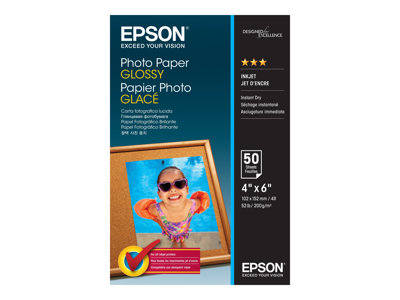 EPSON Photo Paper Glossy 10x15cm 50 sh