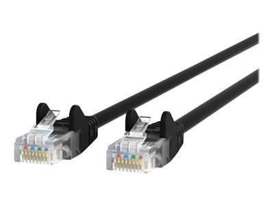 Belkin 7ft CAT5e Ethernet Patch Cable Snagless, RJ45, M/M, Black