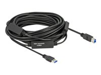 DeLOCK USB 3.2 Gen 1 USB-kabel 15m Sort
