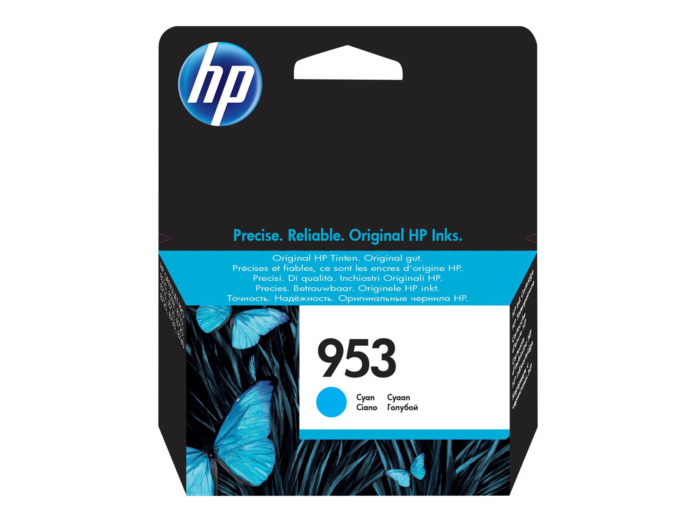 An image of HP 953 - cyan - original - ink cartridge