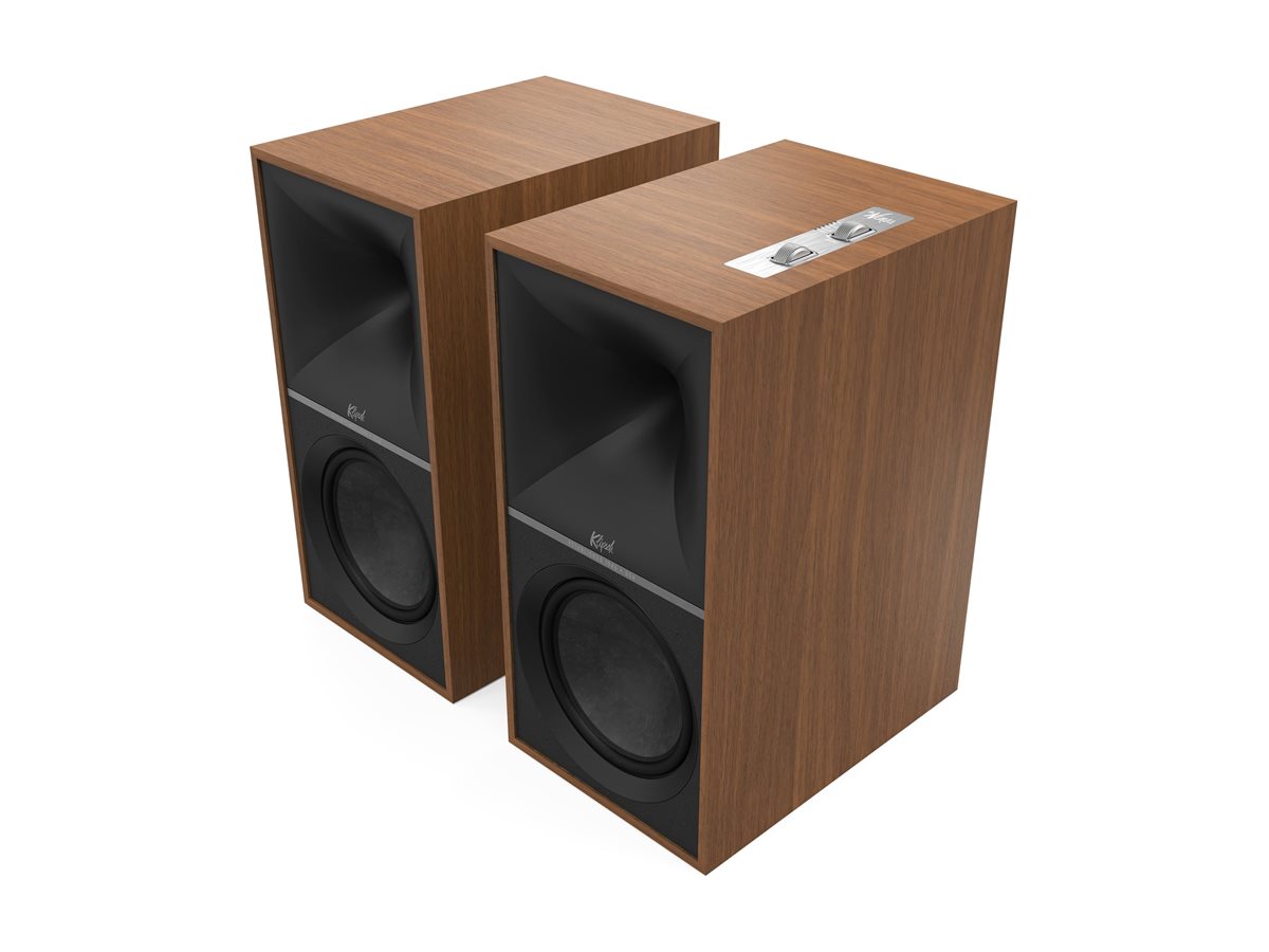 Klipsch The Nines Bluetooth Speakers - Walnut - THENINESW