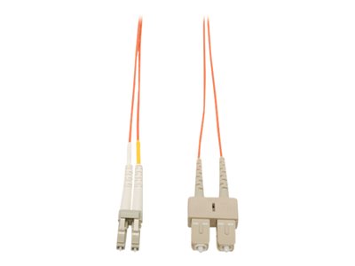Tripp Lite 5M Duplex Multimode 62.5/125 Fiber Optic Patch Cable LC/SC 16' 16ft 5 Meter