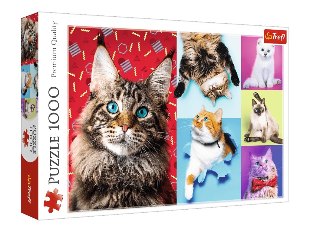 Trefl Puzzle Happy Cats - 1000pce