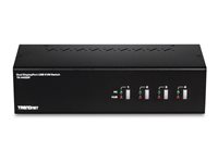 TRENDnet TK 440DP KVM / audio / USB switch Desktop