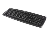 Kensington ValuKeyboard - Keyboard - USB - UK - black
