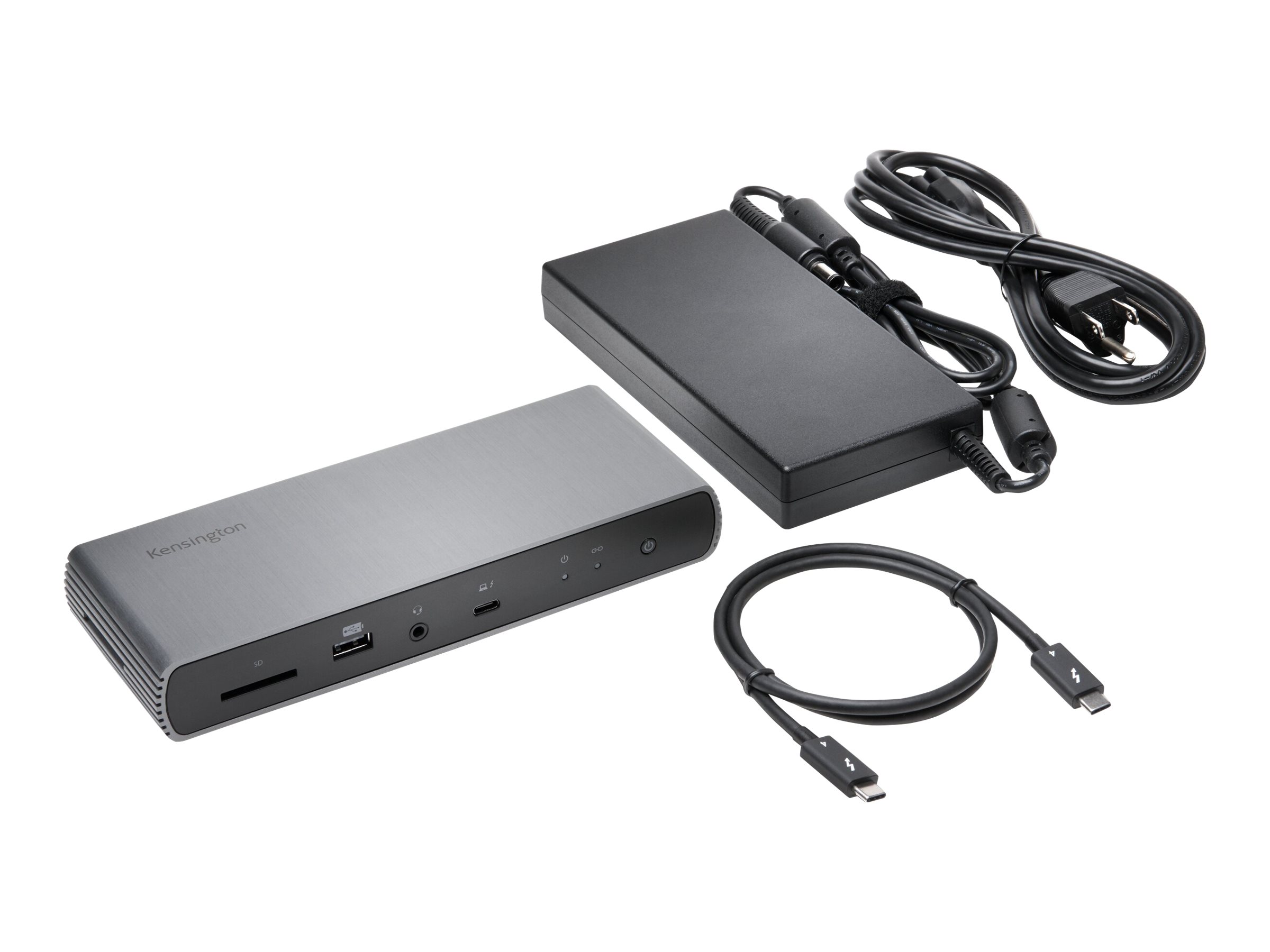 Kensington SD5700T docking station Thunderbolt 4 4 x Thunderbolt Product shot Left-angle 79901