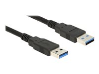 DeLOCK USB 3.0 USB-kabel 1.5m Sort