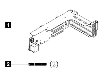 Lenovo - Server riser kit