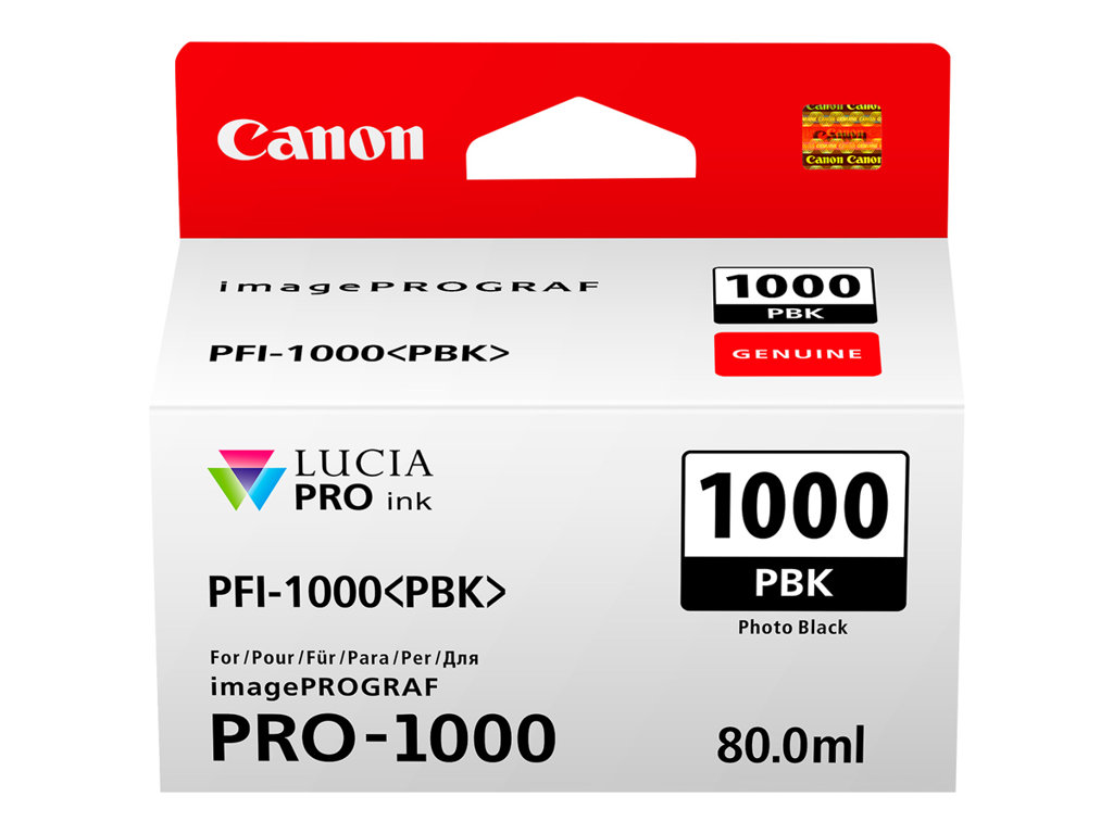 CANON 2LB PFI-1000pbk Ink Photo Black