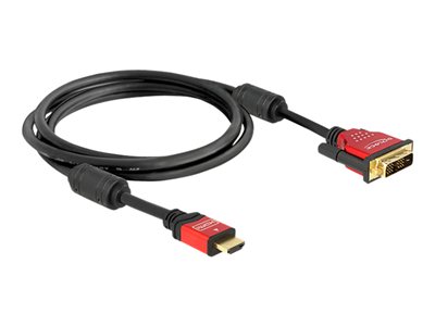 DELOCK Kabel HDMI A/DVI 18+1 St/St 1,8m