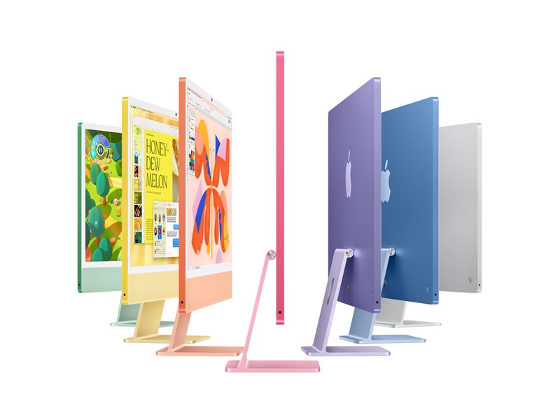 Apple iMac 24" 4,5K - M4 - 16 Go - 256 Go SSD - franais - bleu