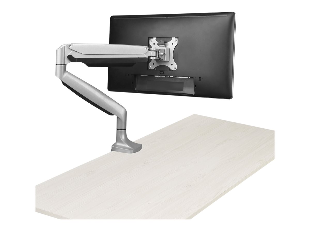StarTech.com Desk Mount Monitor Arm, Heavy Duty Ergonomic VESA Monitor Arm, Single Display up to 9kg, Full Motion, Height Adjustable, Articulating, Aluminum, C-Clamp/Grommet, Silver - Small Footprint Design montážní sada - nastavitelné rameno - pro Displej LCD - stříbrná – foto 13