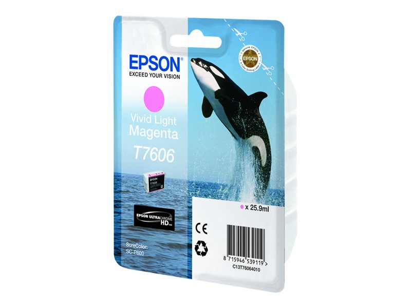 Epson T7606 - Magenta vif clair - original - cartouche d\'encre