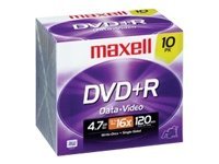 Maxell - 10 x DVD+R - 4.7 GB 16x