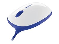 Microsoft Express Mouse Optisk Kabling Blå Hvid