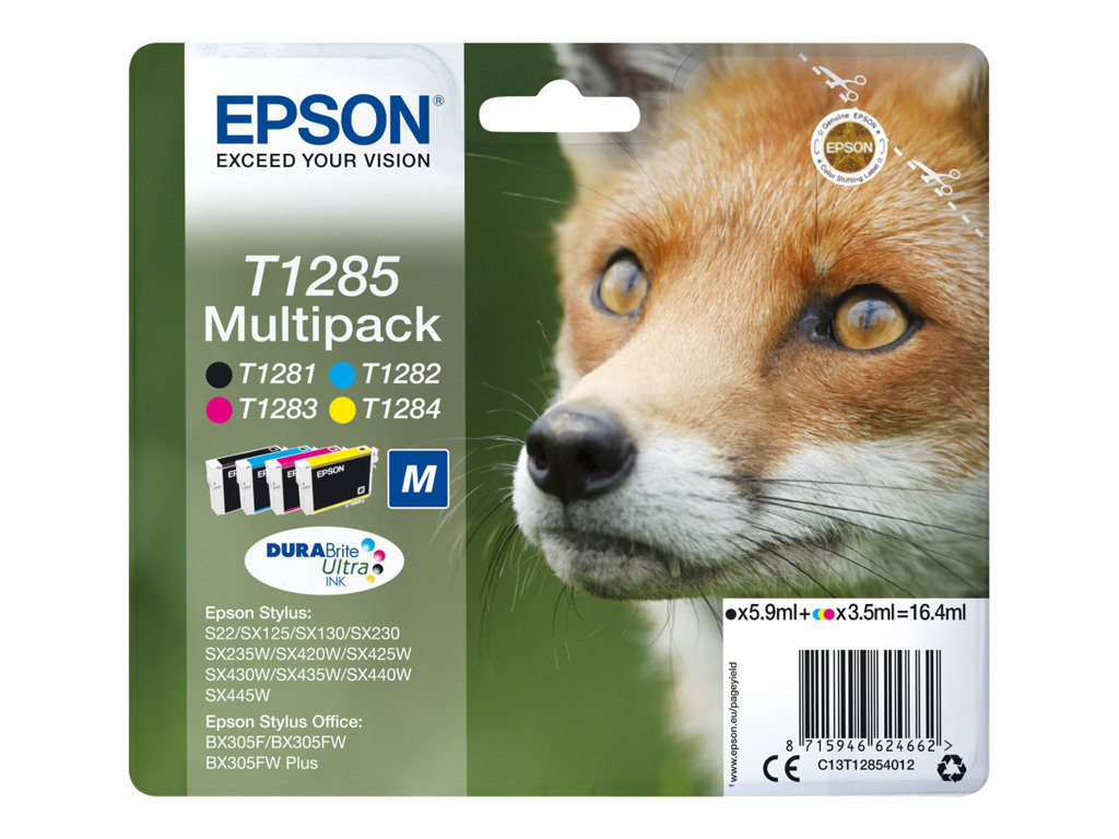 EPSON 2LB ink T128 multipack blister w/s