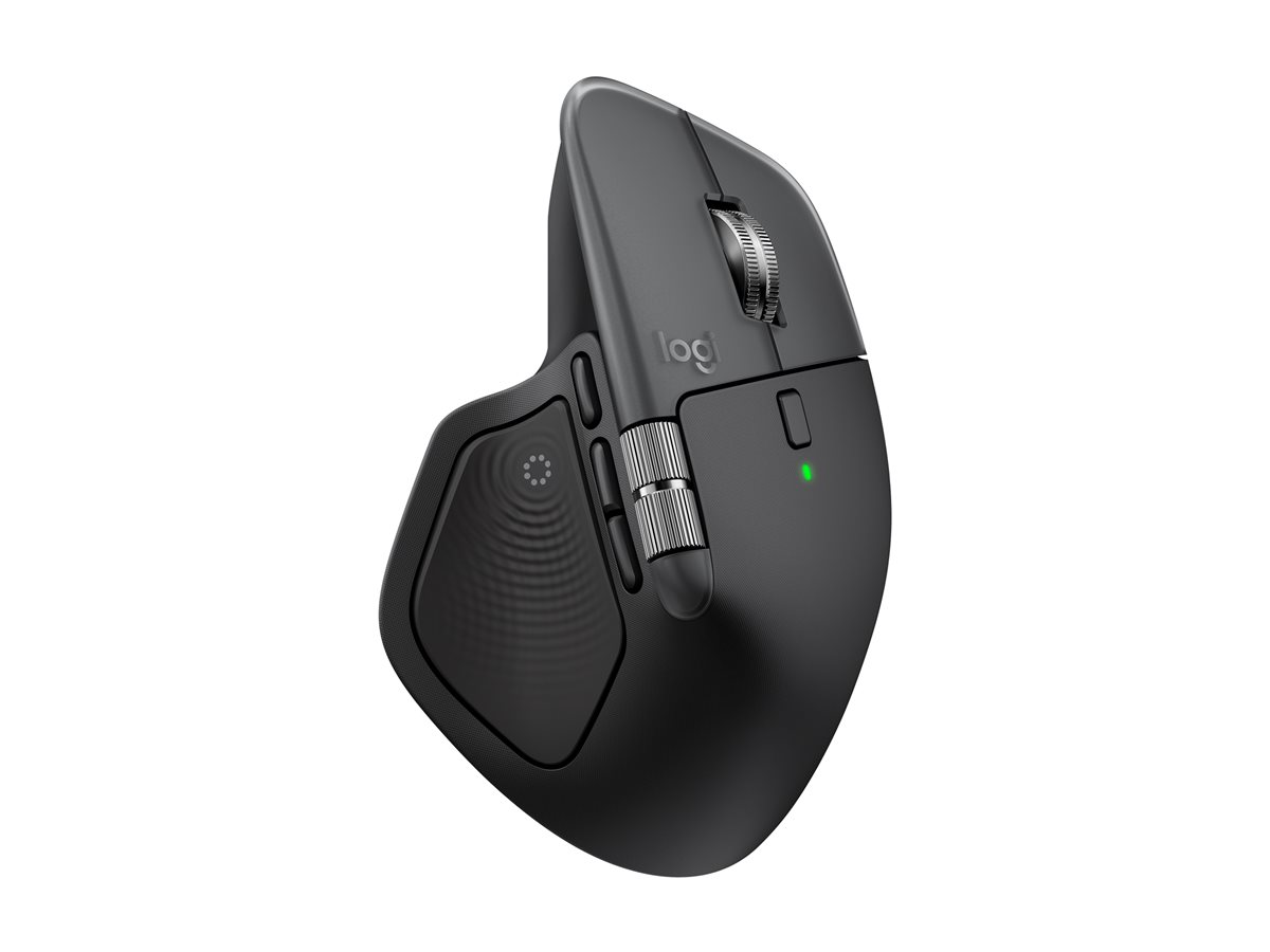Logitech MX Master 4 for Mac - myš - Bluetooth, 2.4 GHz - vesmírně černá – foto 3