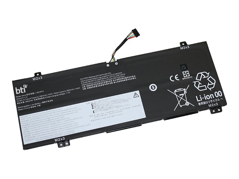 BTI - Notebook battery (equivalent to: Lenovo L18C4PF3, Lenovo 5B10W67415, Lenovo SB10W67192, Lenovo L18M4PF3, Lenovo 5B10T09079, Lenovo 5B10T09081, Lenovo SB10W67311, Lenovo 5B10W67194)